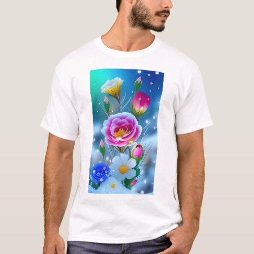 beautifull flower T_Shirt