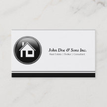 Beautifull Real Estate Broker icon Business Card