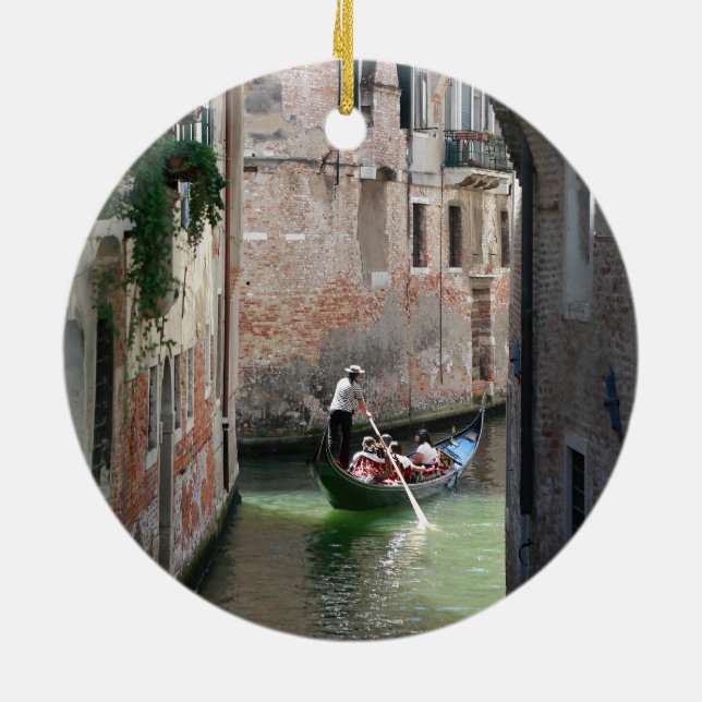 Beautifull Venice Italy Ceramic Ornament (Back)