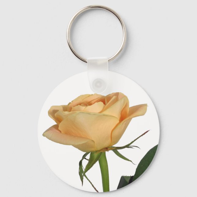 Beautifull yellow rose keychain (Front)