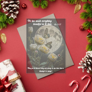 Beautifully and Wonderfully Made Acrylic Invitations