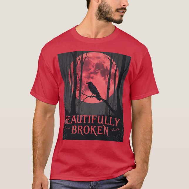 Beautifully Broken – Blood Moon Rave T-Shirt (Front)