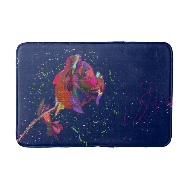 Beautifully Colored Bath Mat (Front)