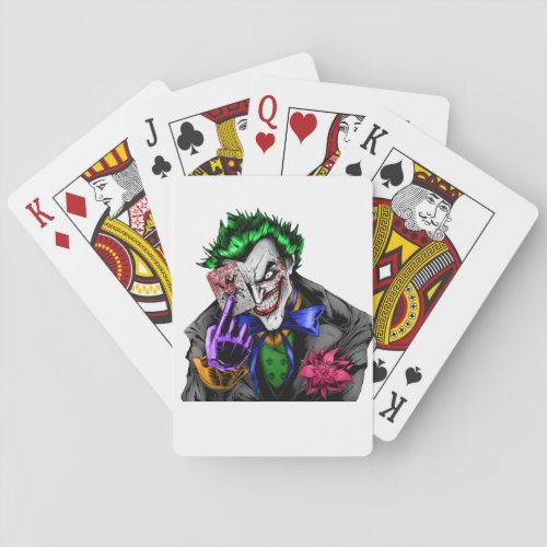 Beautifully designed joker playing cards zazzer