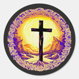 Beautifully Detailed Christian Cross Sign