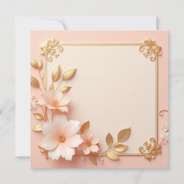 Beautifully Elegant Invitation (Front)