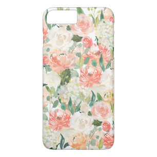 Beautifully Feminine Watercolor Floral Pattern iPhone 8 Plus/7 Plus Case