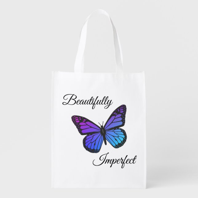 Beautifully Imperfect Grocery Bag (Front)