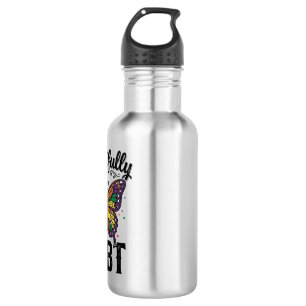 Beautifully LGBT Butterfly Vintage Pride Shirt_1 Stainless Steel Water Bottle