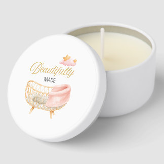 Beautifully Made (baby girl) Soy Wax Mini Candle Favors