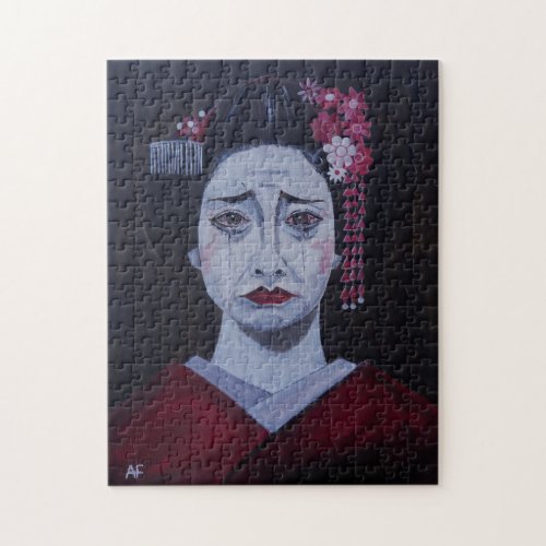 Beautifully Sad Painting by Alfred Fox Jigsaw Puzzle