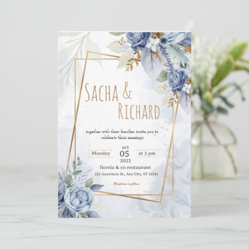 Beautifully Simple Wedding Invitations Invitation