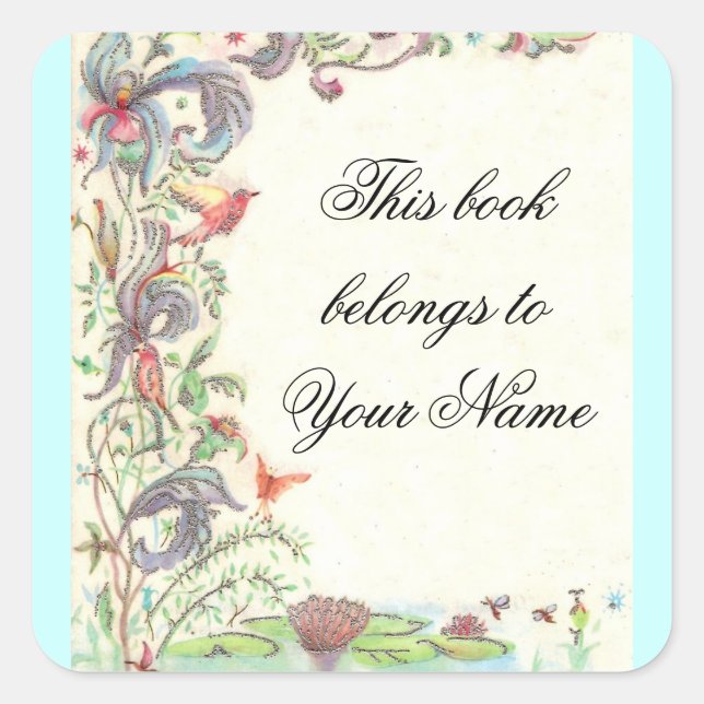 Beautifully Vintage Square Sticker (Front)