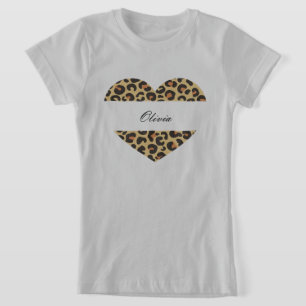 beautoful custom leopard print tshirt
