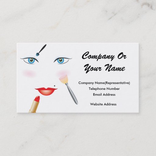 Customizable Beauty #6 Design 2 Business Card