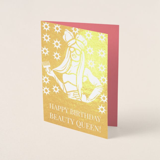 ‘Beauty’ Adinkra birthday cards for her (Front)