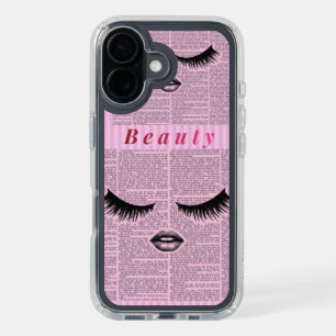 Beauty Aesthetic Pink iPhone Case for Women