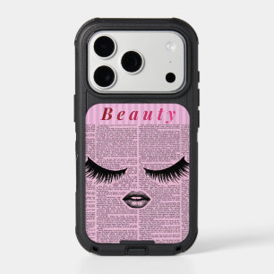 Beauty Aesthetic Pink OtterBox Defender iPhone 17 Pro Case