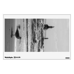 Beauty And Force Grayscale Wall Sticker