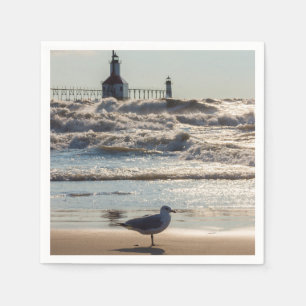 Beauty And Force Paper Napkins