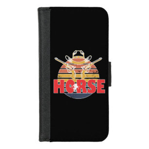 Beauty and Grace of Horses Vintage Equestrian iPhone 8/7 Wallet Case