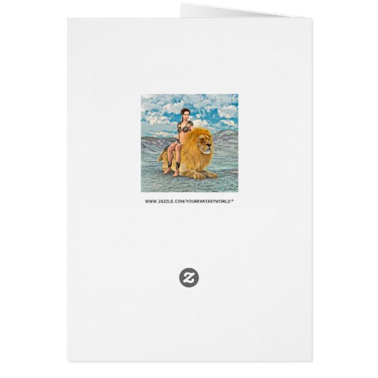 Beauty and Lion (Back)