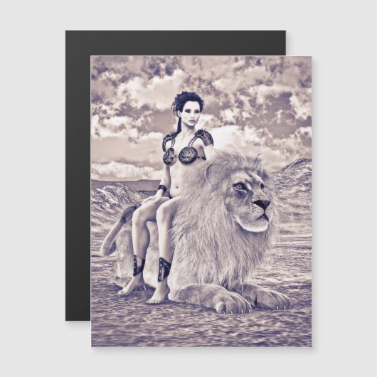 Beauty and Lion (Front/Back)