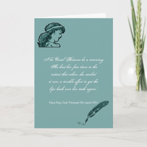 Beauty and Looks Quote Greeting Card