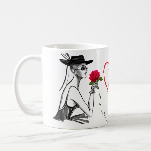 Beauty and love coffee mug