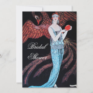 BEAUTY AND PHOENIX BRIDAL SHOWER PARTY INVITATION