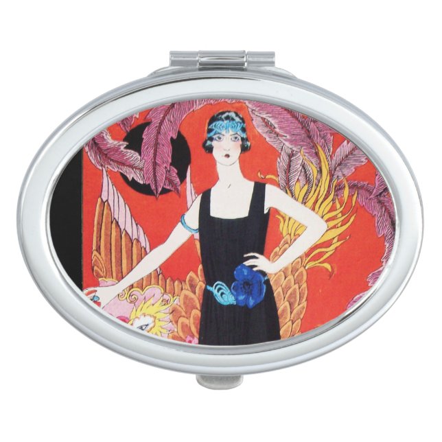 BEAUTY AND PHOENIX,FASHION DESIGNER MAKE UP ARTIST COMPACT MIRROR (Front)