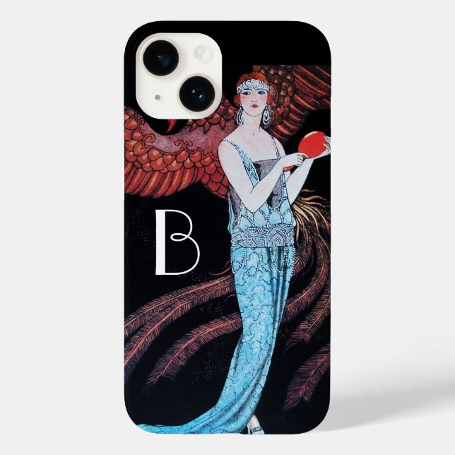 BEAUTY AND PHOENIX,FASHION,MAKE UP ARTIST MONOGRAM Case-Mate iPhone CASE (Back)