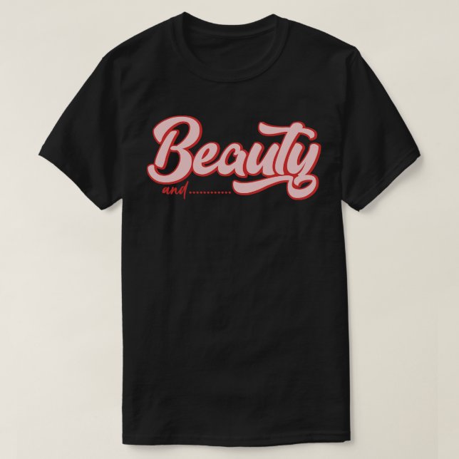 Beauty and The Beard T-Shirt (Design Front)