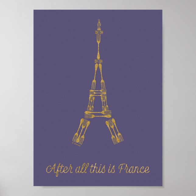 Beauty and the Beast | After All This Is France Poster (Front)