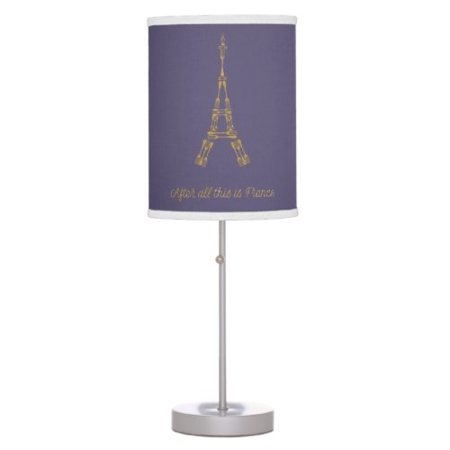 Beauty and the Beast  After All This Is France Table Lamp
