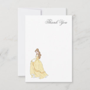 Beauty and the Beast   Baby Shower Thank You Card