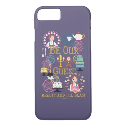 Beauty And The Beast  Be Our Guest iPhone 87 Case