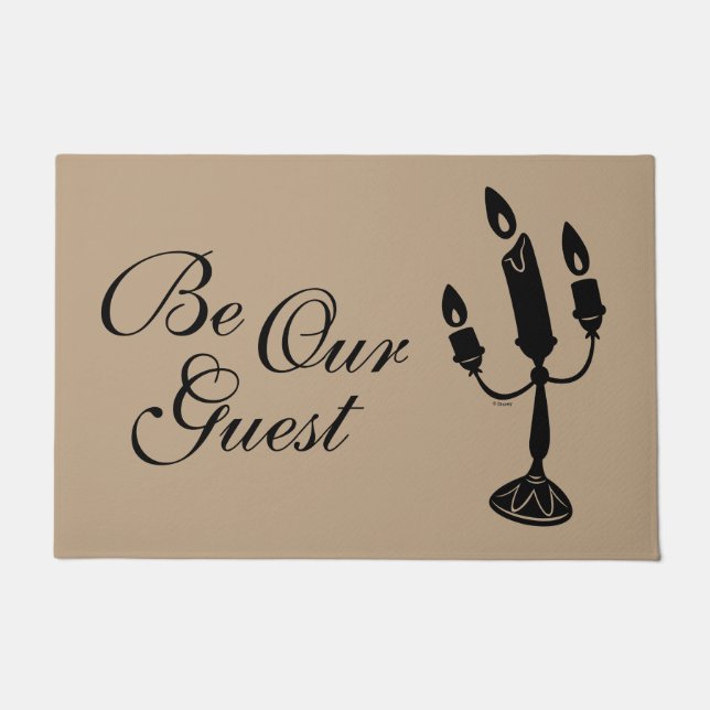 Beauty and the Beast |  Be Our Guest Doormat (Front)