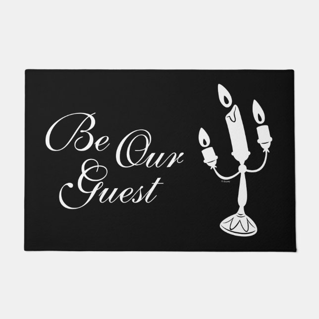 Beauty and the Beast |  Be Our Guest Doormat (Front)