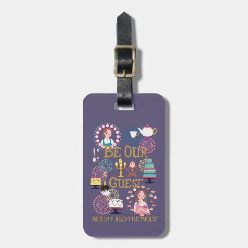 Beauty And The Beast  Be Our Guest Luggage Tag