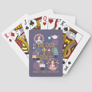 Beauty And The Beast Be Our Guest Playing Cards