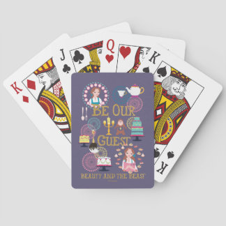 Beauty And The Beast | Be Our Guest Playing Cards