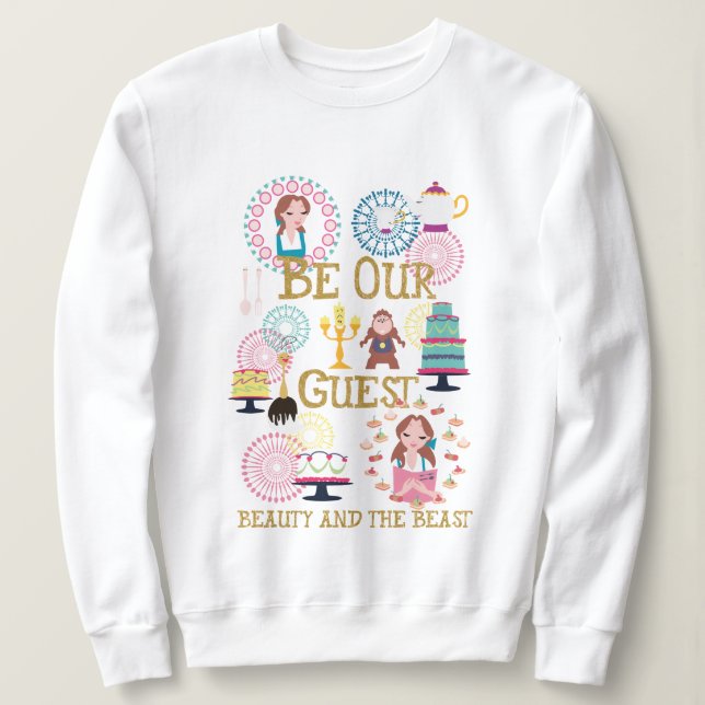 Beauty And The Beast | Be Our Guest Sweatshirt (Design Front)