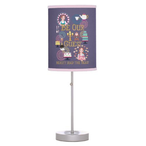 Beauty And The Beast  Be Our Guest Table Lamp