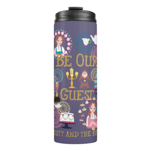 Beauty And The Beast  Be Our Guest Thermal Tumbler