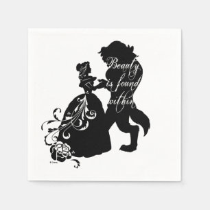 Beauty And The Beast Beauty is Found Within 2 Napkins