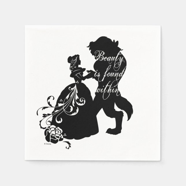 Beauty And The Beast | Beauty is Found Within 2 Napkins (Front)
