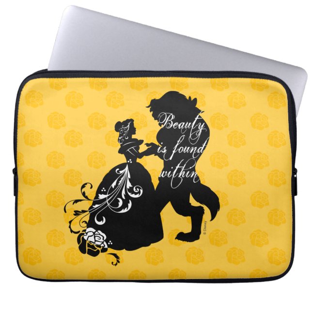 Beauty And The Beast | Beauty is Found Within Laptop Sleeve (Front)