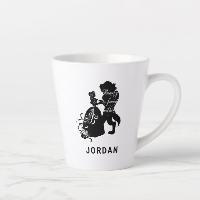 Beauty And The Beast | Beauty is Found Within Latte Mug (Right)