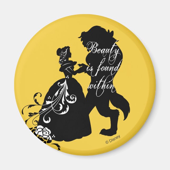 Beauty And The Beast | Beauty is Found Within Magnet (Front)